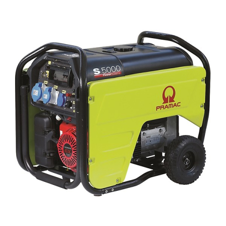 Agregat prądotwórczy jednofazowy Pramac S5000 AVR CONN – 4,8 kW – 230V – Honda GX270 Electric